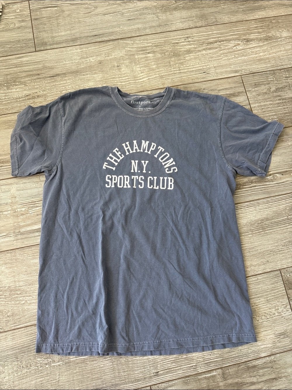 Firstport The Hamptons N.Y. Sports Club Graphic Tee